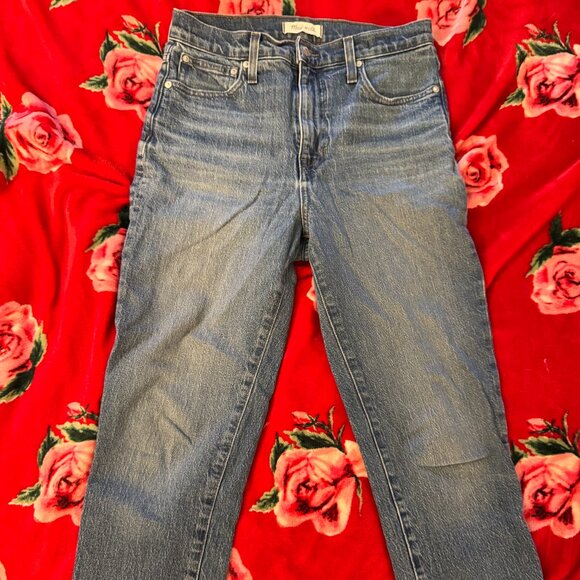 Madewell Perfect Vintage Jeans in Drayton Wash Women’s Size 28 High Rise Tapered - Picture 5 of 16